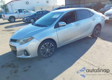 2014 Toyota Corolla S Plus from USA, damaged, VIN 5YFBURHE4EP022078